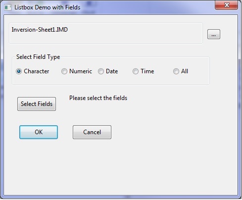 Listbox Demo With Fields1